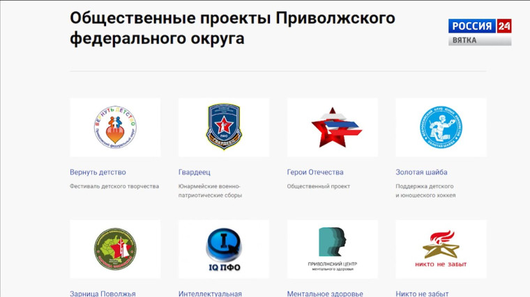 Общественные проекты ПФО.